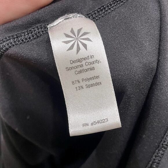 Athleta Black Racerback Tank Top - Size: Small - Picture 7 of 8